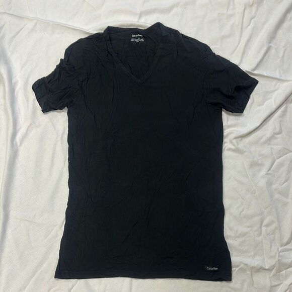 Calvin Klein Black Short Sleeve Tee - Picture 1 of 4